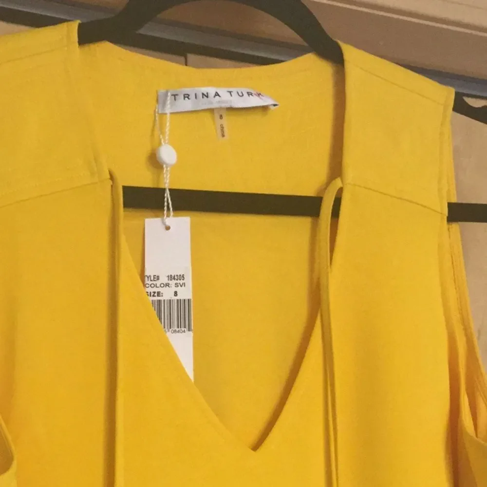 NWT Trina Turk Arleen Tassel Shift Dress